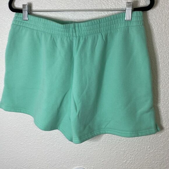 NWT- UGG-Nono short- peppermint green neon pink stitched logo- Size Large - Picture 5 of 9